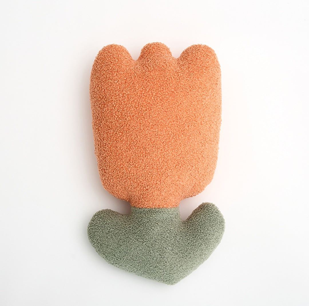 Cushion Teddy Plush Tulip Flower Pillow Toy | Magic Stories