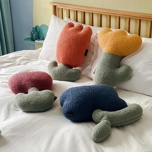 Cushion Teddy Plush Tulip Flower Pillow Toy | Magic Stories