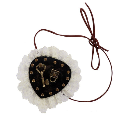 Steampunk Lolita Eyewear Eye Patch Cosplay Accessory — detail