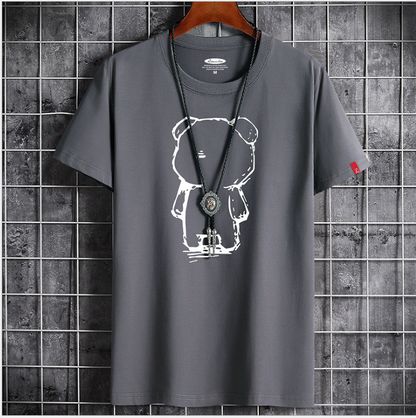 Mens Casual Bear Anime T Shirt — packaging