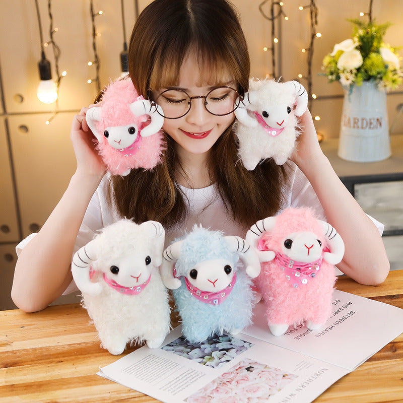Cartoon Goat Sheep Doll Plush Toy Sheep | Magic Stories