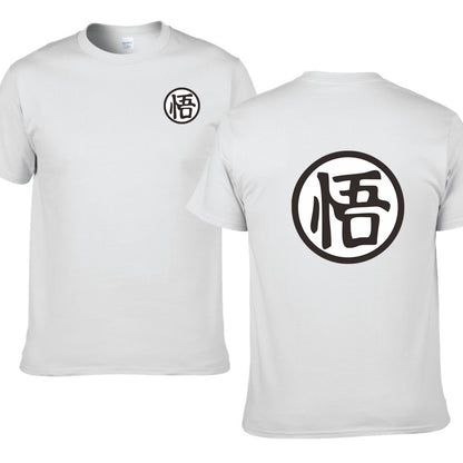 Casual Men Short Sleeve Shirt Cotton High Quality Male T-Shirts Anime Tops Tees — packaging