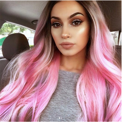Color Wig Female Harajuku Dyed Long Hair | Magic Stories
