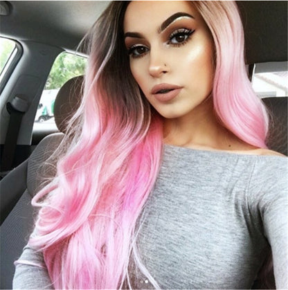 Color Wig Female Harajuku Dyed Long Hair | Magic Stories