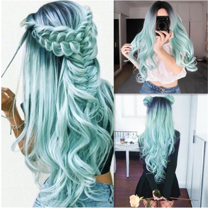 Color Wig Female Harajuku Dyed Long Hair | Magic Stories