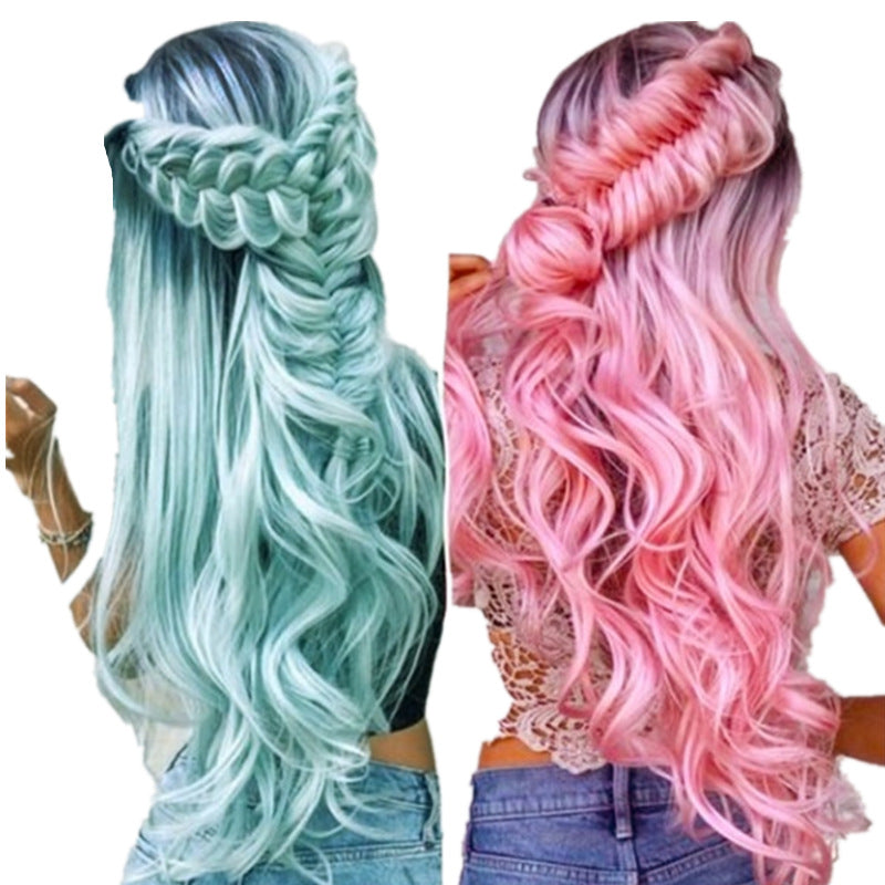 Color Wig Female Harajuku Dyed Long Hair | Magic Stories