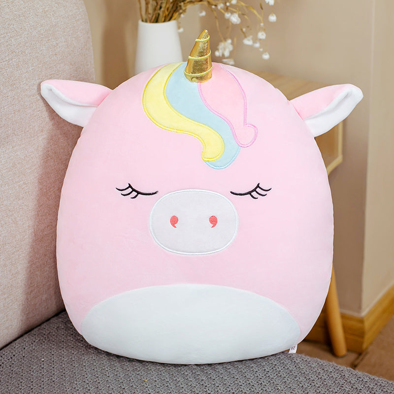 Cute Fat Fat Plush Toy Animal Doll Kawaii Deer Pig Soft Pillow Buddy Stuffed Cushion ValentineS Gift For — scale reference