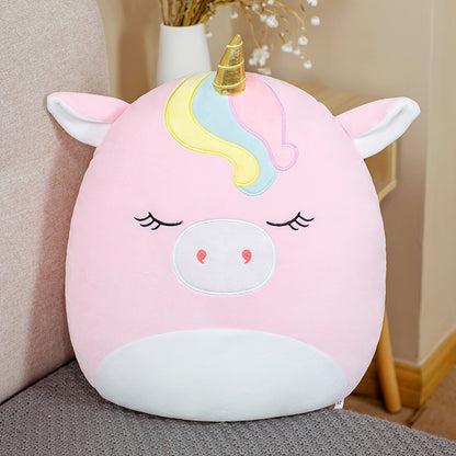 Cute Fat Fat Plush Toy Animal Doll Kawaii Deer Pig Soft Pillow Buddy Stuffed Cushion ValentineS Gift For — scale reference