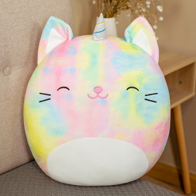 Cute Fat Fat Plush Toy Animal Doll Kawaii Deer Pig Soft Pillow Buddy Stuffed Cushion ValentineS Gift For Kids — back view