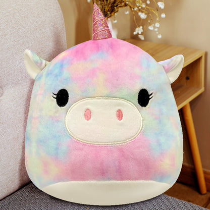 Cute Fat Fat Plush Toy Animal Doll Kawaii Deer Pig Soft Pillow Buddy Stuffed Cushion ValentineS Gift For Kids — side view