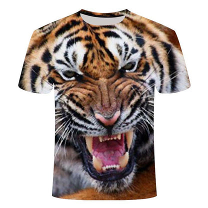 Lion Anime 3d Printed T-shirt — detail