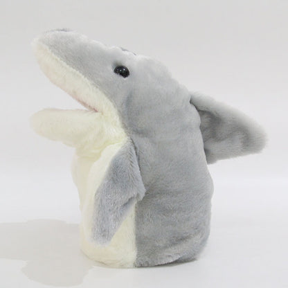 Shark Shark Plush Gloves — side view