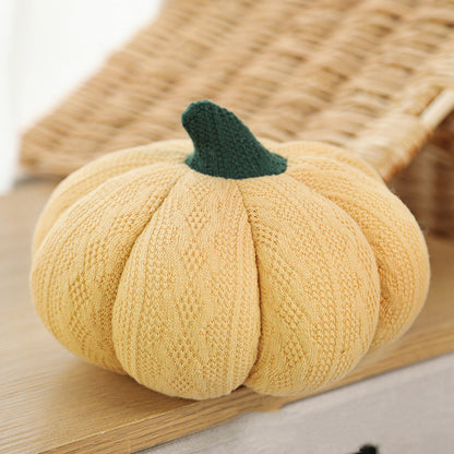 Pumpkin Round Silk Plush Pillow | Magic Stories