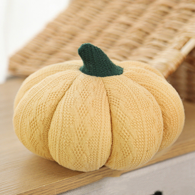 Pumpkin Round Silk Plush Pillow | Magic Stories