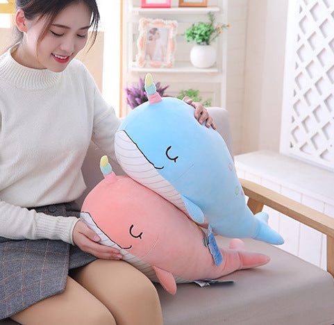 Narwhal doll plush toy pillow | Magic Stories