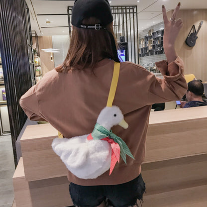 Plush duck shoulder bag | Magic Stories