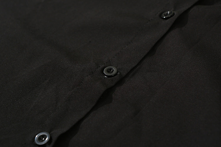 Harajuku style flame short sleeve shirt | Magic Stories