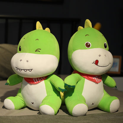 Dinosaur doll cute plush toys — side view
