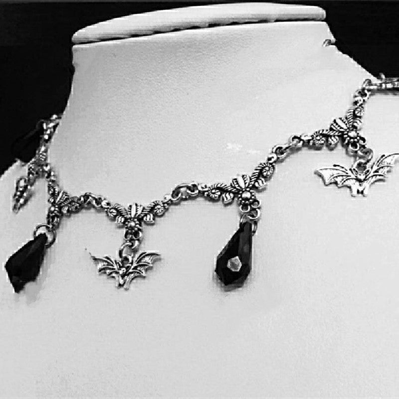 Gothic Bat Necklace Punk Jewelry | Magic Stories