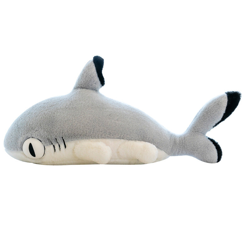 Shark Doll Cute Decorative Plush Toy — side view