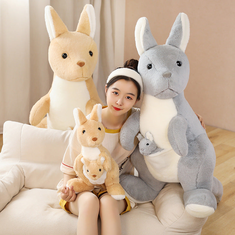 Kangaroo Plush Mother And Child Plush Toy | Magic Stories