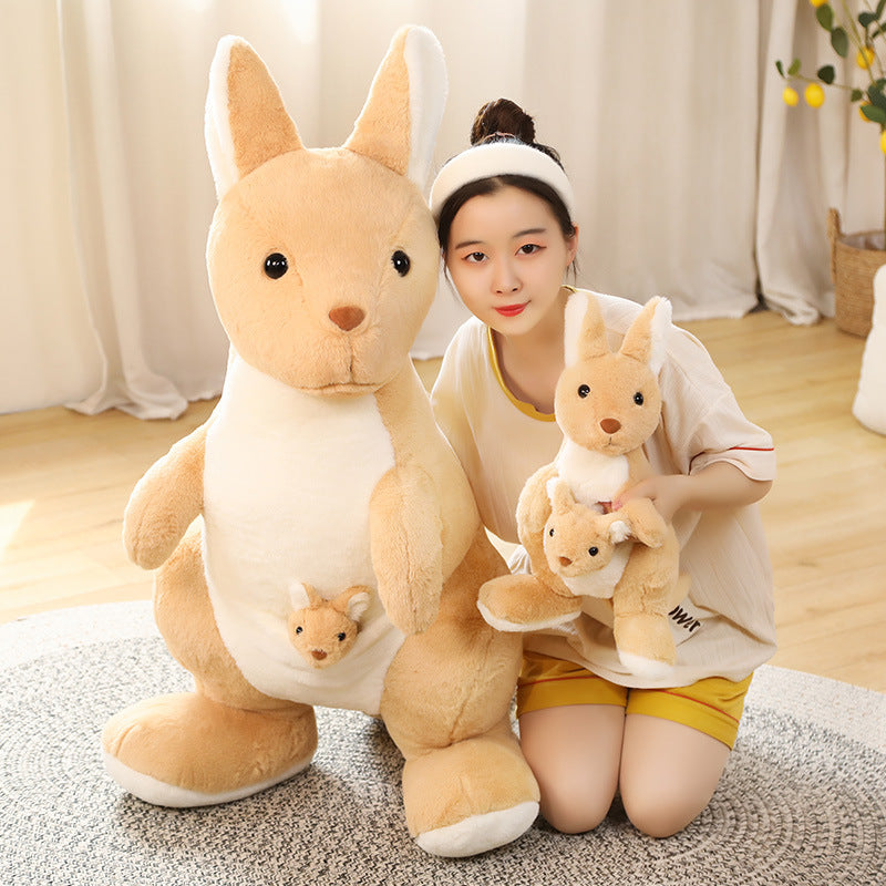 Kangaroo Plush Mother And Child Plush Toy | Magic Stories