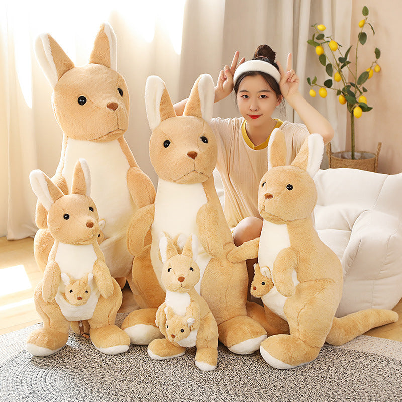 Kangaroo Plush Mother And Child Plush Toy | Magic Stories
