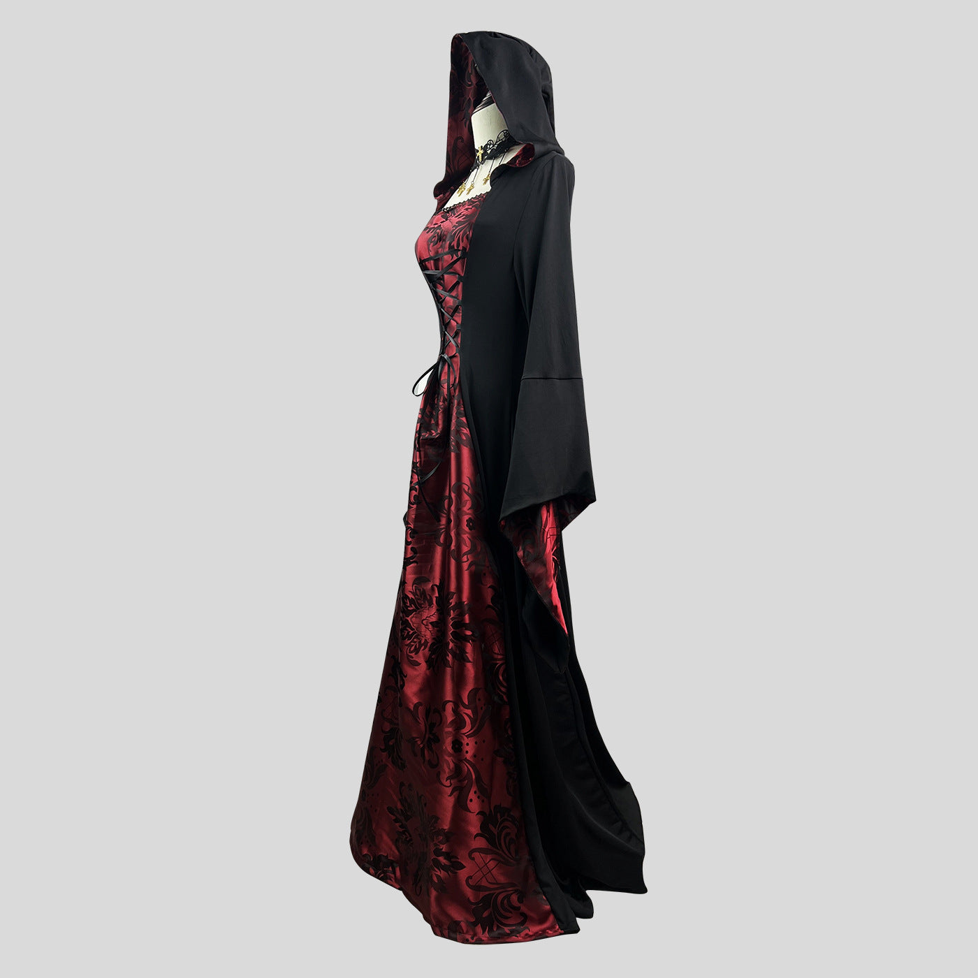 Halloween Cloak Vampire Cosplay Costume Wizard Dress Up Robe — packaging