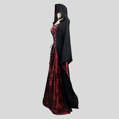 Halloween Cloak Vampire Cosplay Costume Wizard Dress Up Robe — packaging