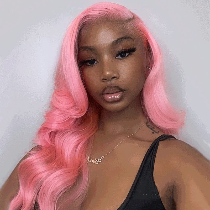 Cosplay Human Hair Wig Women — side view