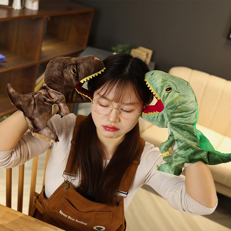 Cute Cartoon Dinosaur Hand Puppet Plush Toy | Magic Stories