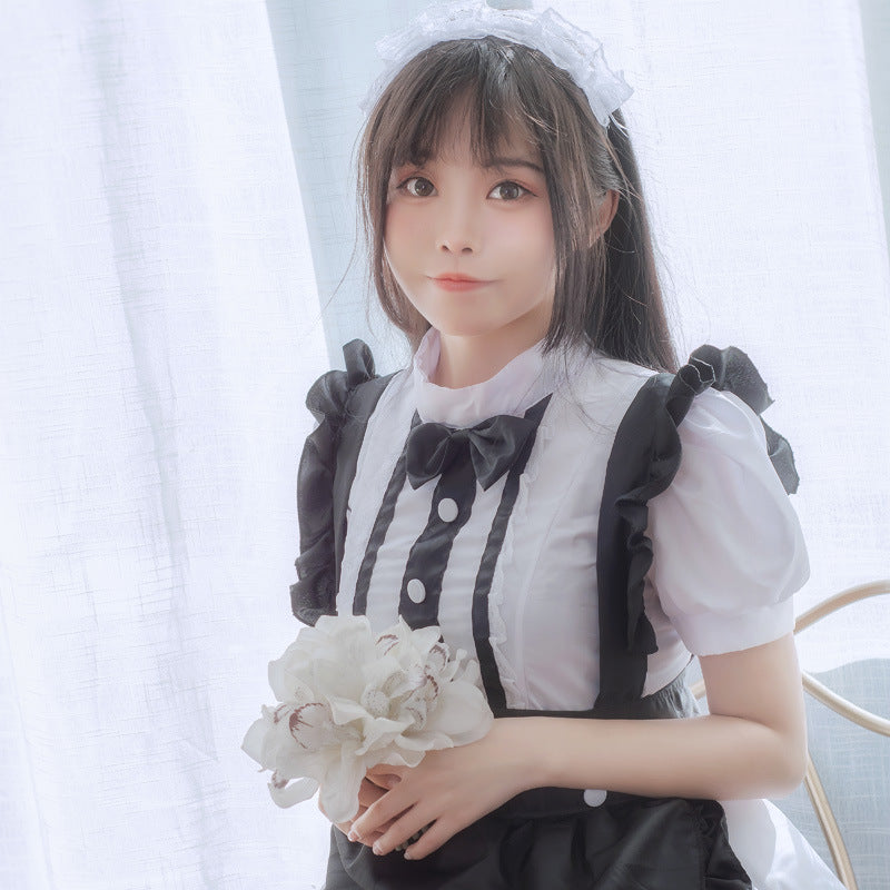 Maid outfit cafe work clothes cosplay clothes — back view