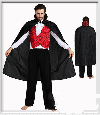 Halloween vampire show costume — side view