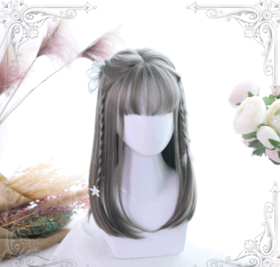 Lolita Wig Ji Fazhong Long Straight Wig Air | Magic Stories