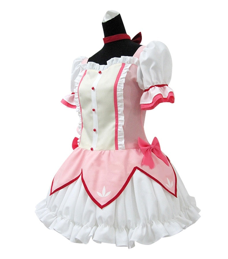 Madoka Magica Cosplay Costume - Anime — back view