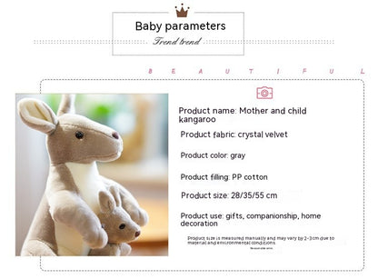 Cute Kangaroo Plush Toy Mother And Child | Magic Stories