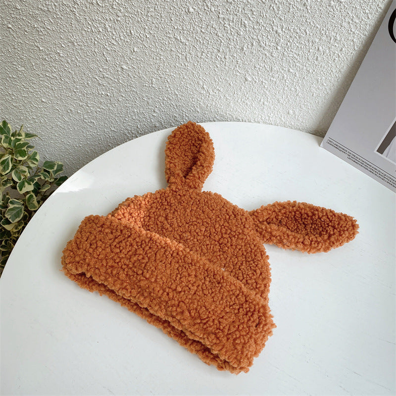 Cute Lambswool Plush Rabbit Ears Hat | Magic Stories