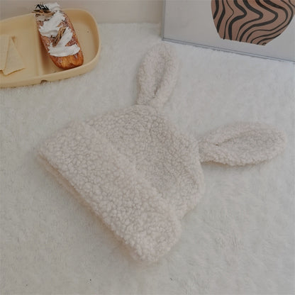 Cute Lambswool Plush Rabbit Ears Hat | Magic Stories