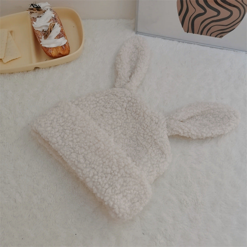 Cute Lambswool Plush Rabbit Ears Hat | Magic Stories