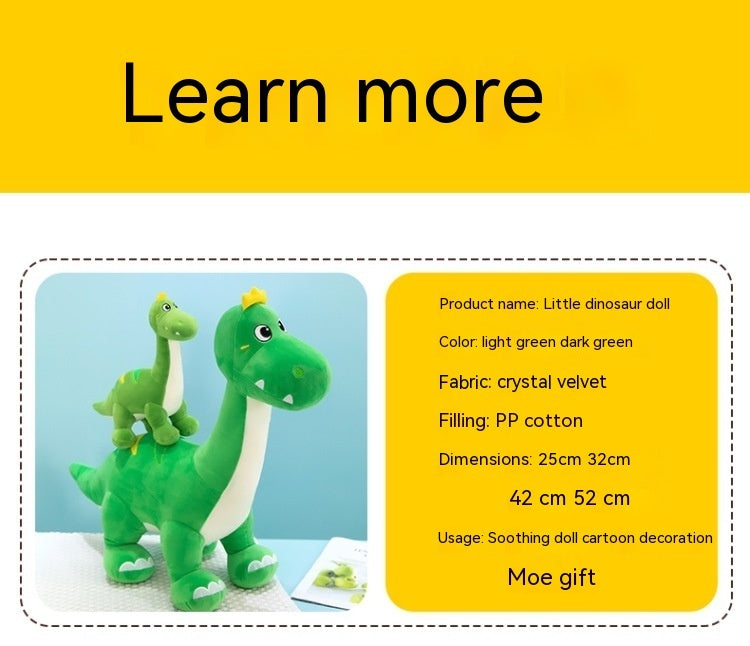 Dinosaur Doll Plush Toy Sleeping — detail