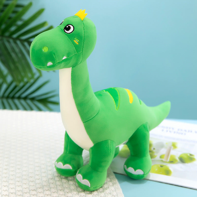 Dinosaur Doll Plush Toy Sleeping — side view
