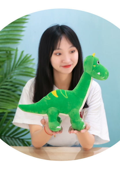 Dinosaur Doll Plush Toy Sleeping — side view