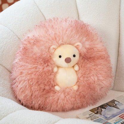Long Haired Printed Plush DollLong Haired Printed Plush Doll — side view