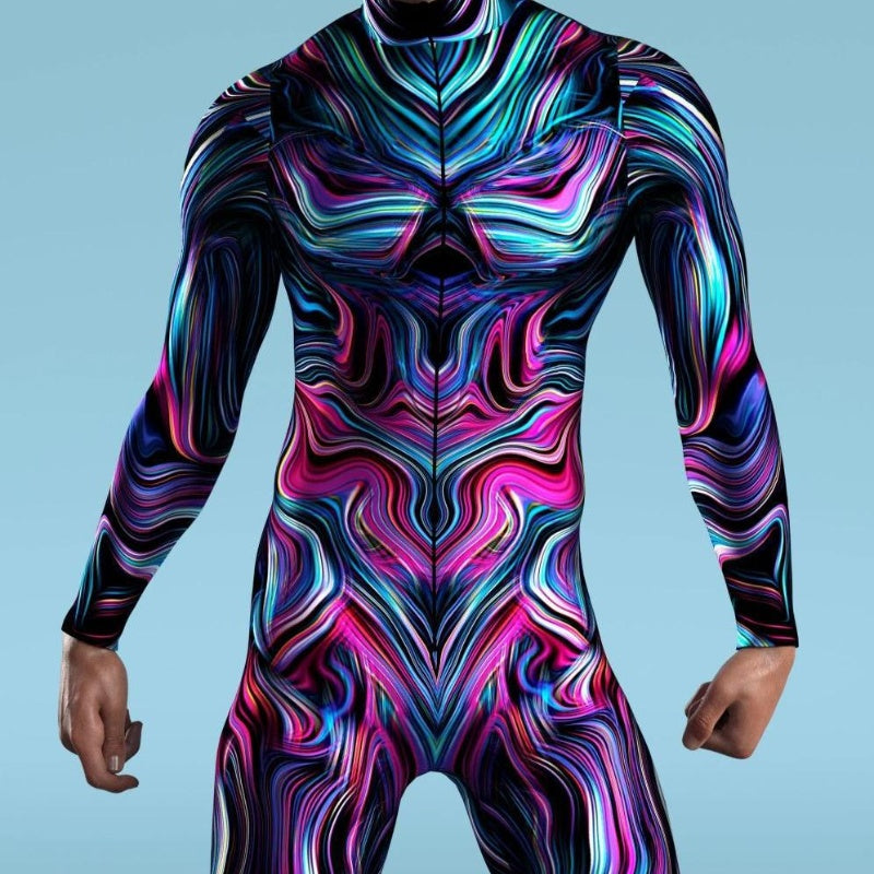3D Digital Printed Cosplay One-piece Costume — scale reference