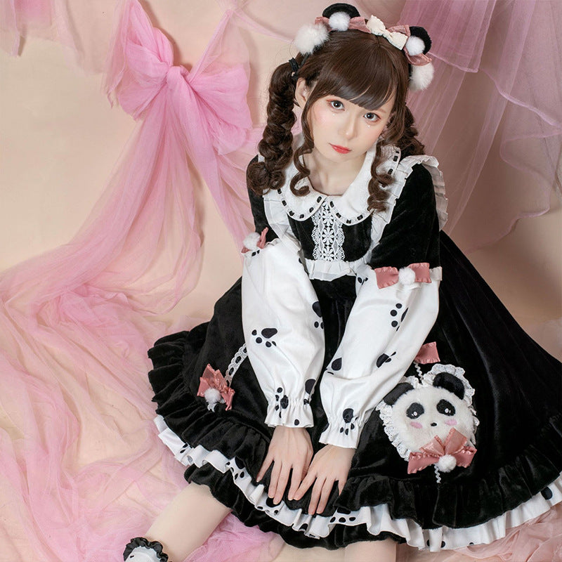 National Style Lolita Long Sleeve Dress — scale reference