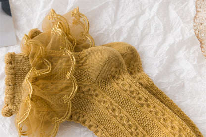 Lolita Style Socks Girls Lace | Magic Stories
