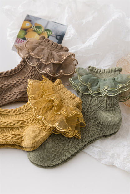 Lolita Style Socks Girls Lace | Magic Stories