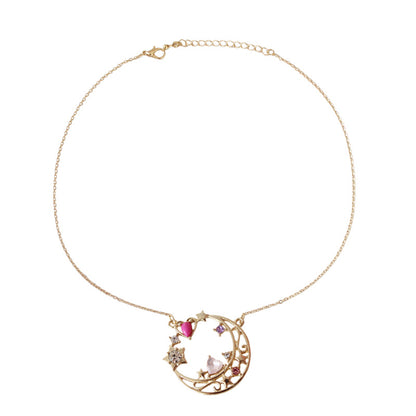 Warrior Moon Hare Sailor Moon Love Moon Necklace — back view
