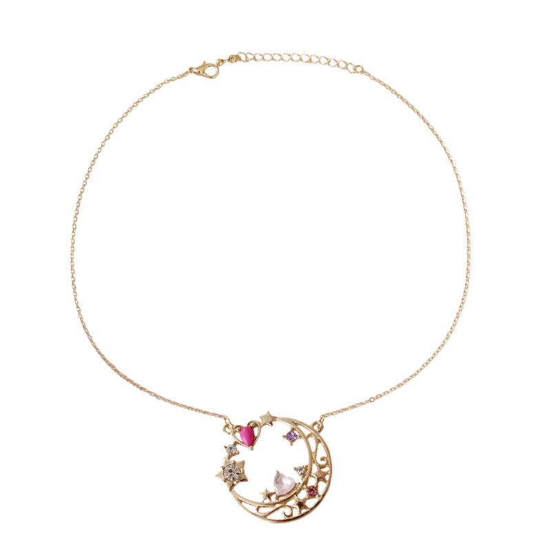Warrior Moon Hare Sailor Moon Love Moon Necklace — back view
