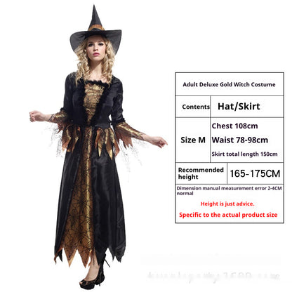 Halloween Costume Witch Vampire Dress Up Party — in use